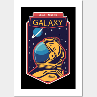 Space Mission Galaxy Posters and Art